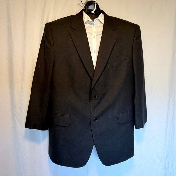 Jos. A. Bank Other - Jos. A. Bank Suit Jacket Mens 46R Charcoal Excellent 100% Wool Two Button